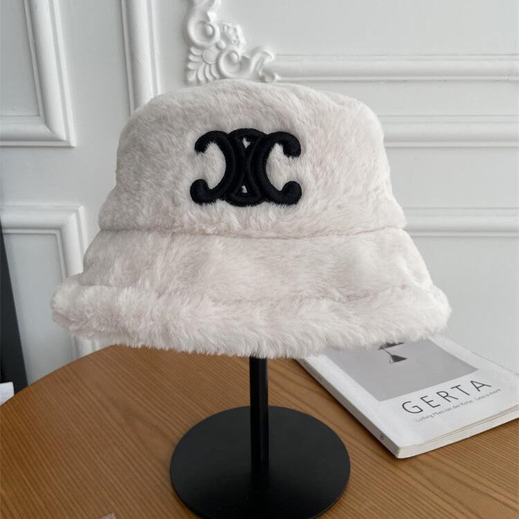 【雑貨】2色人気ファーファーハット W14343