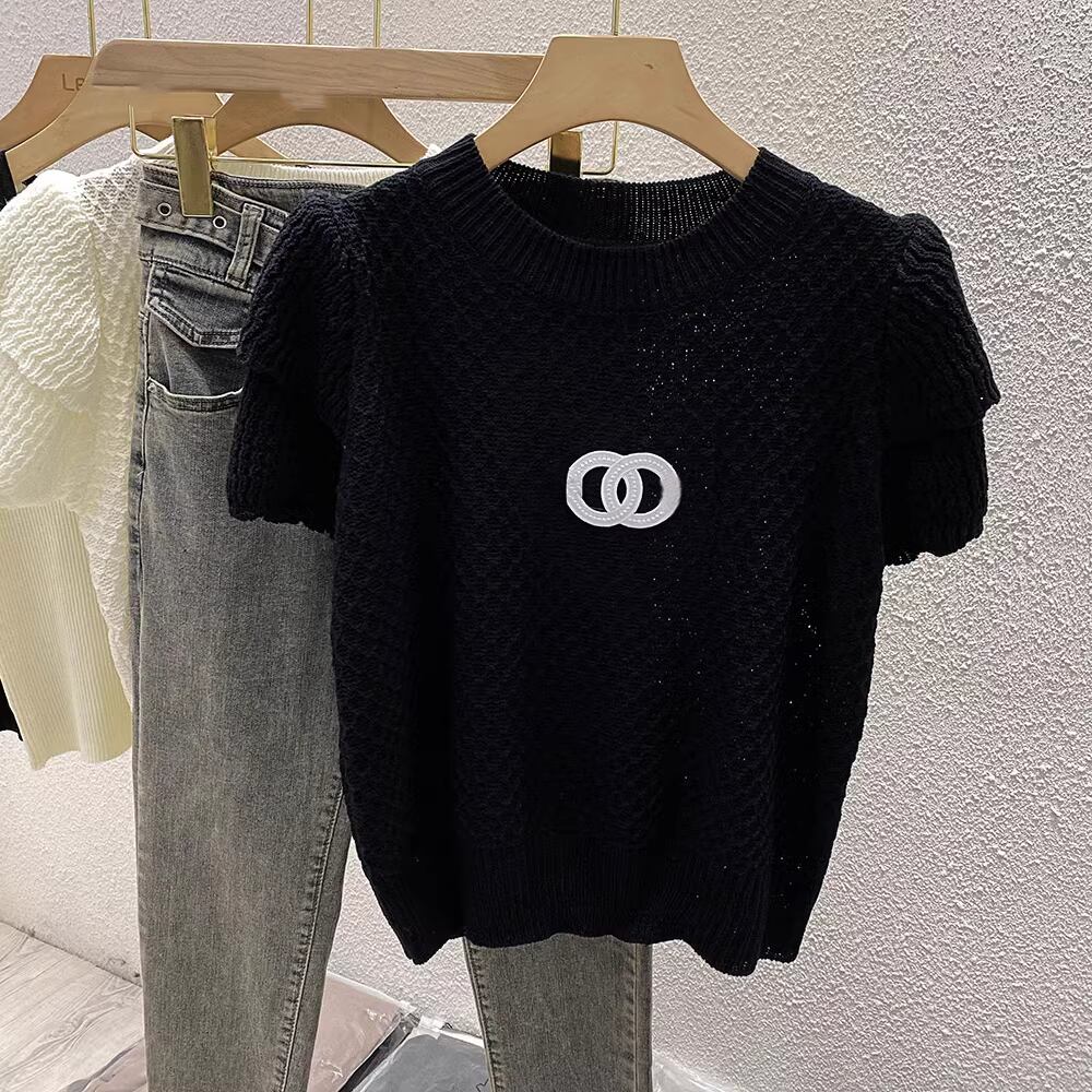 【tops】半袖ニットトップス M21874