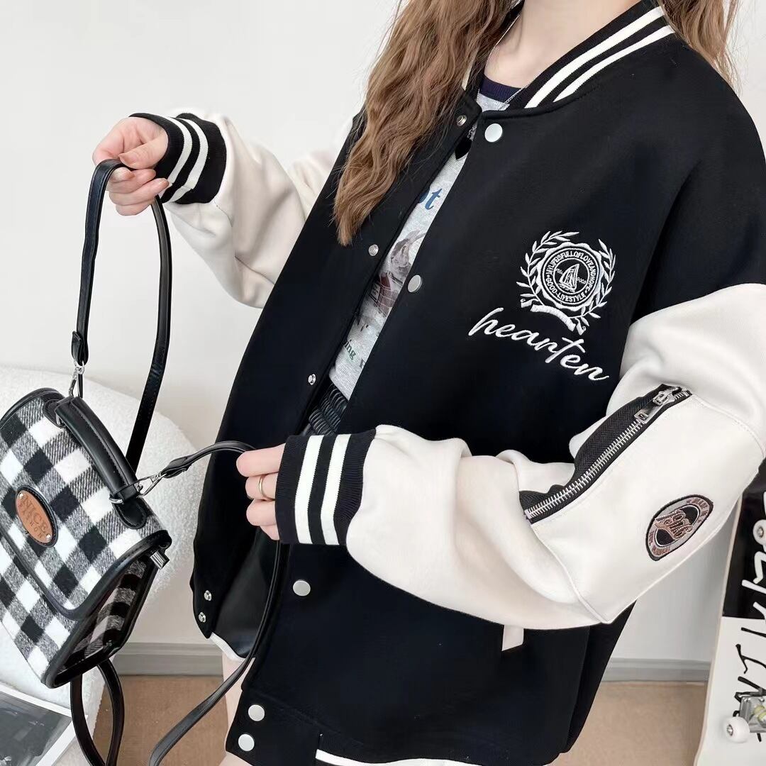 【outer】刺繍スタジャンジャケット Z6672