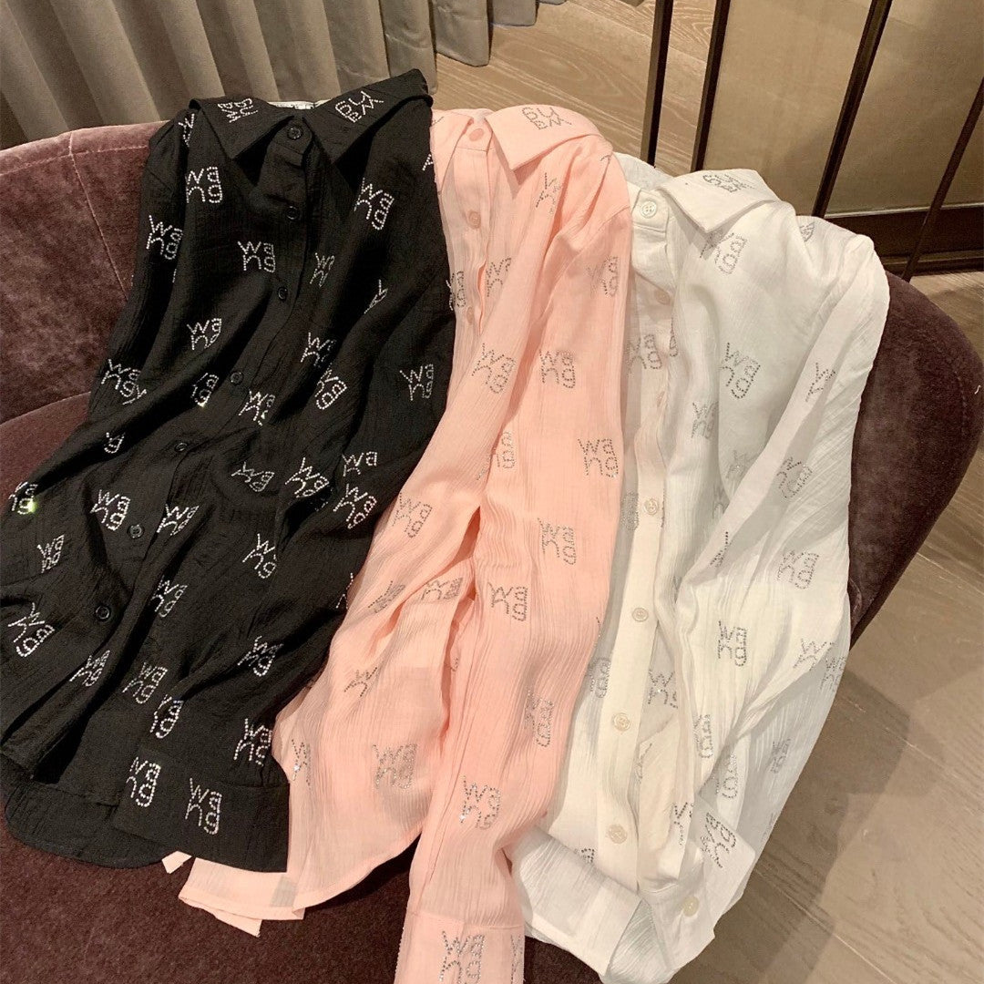 【Outer】透け感シャツコート W11954