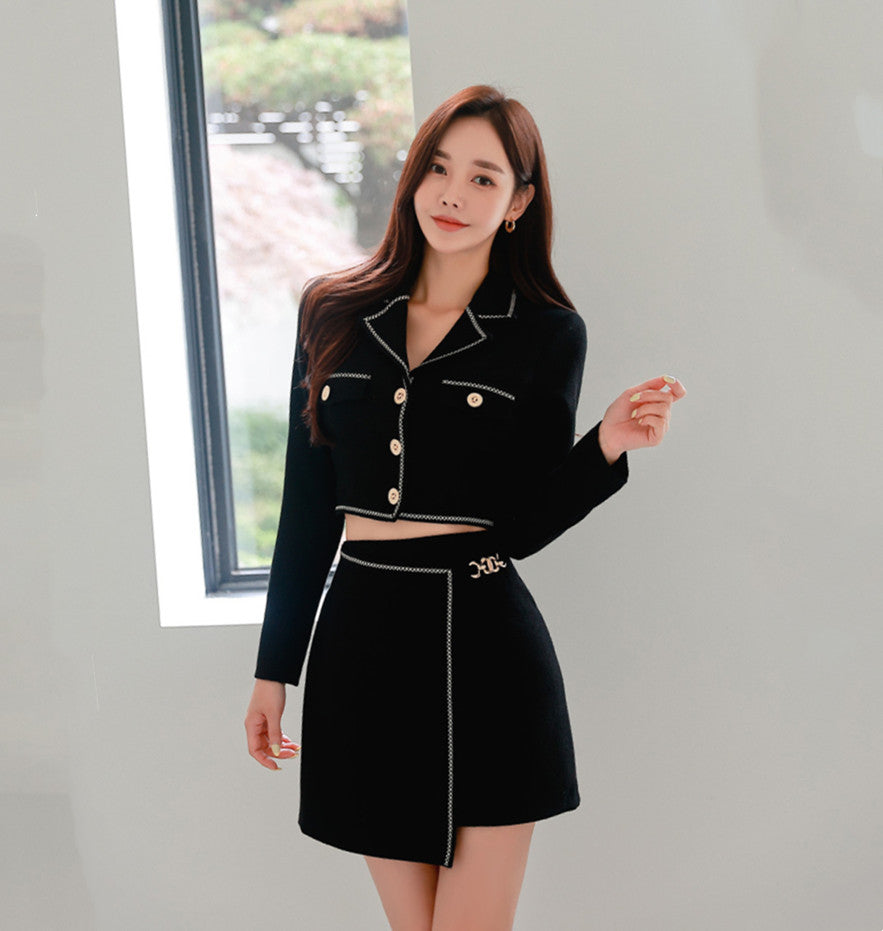 【Set】オフィス通勤ジャケット×スカートセット W14256