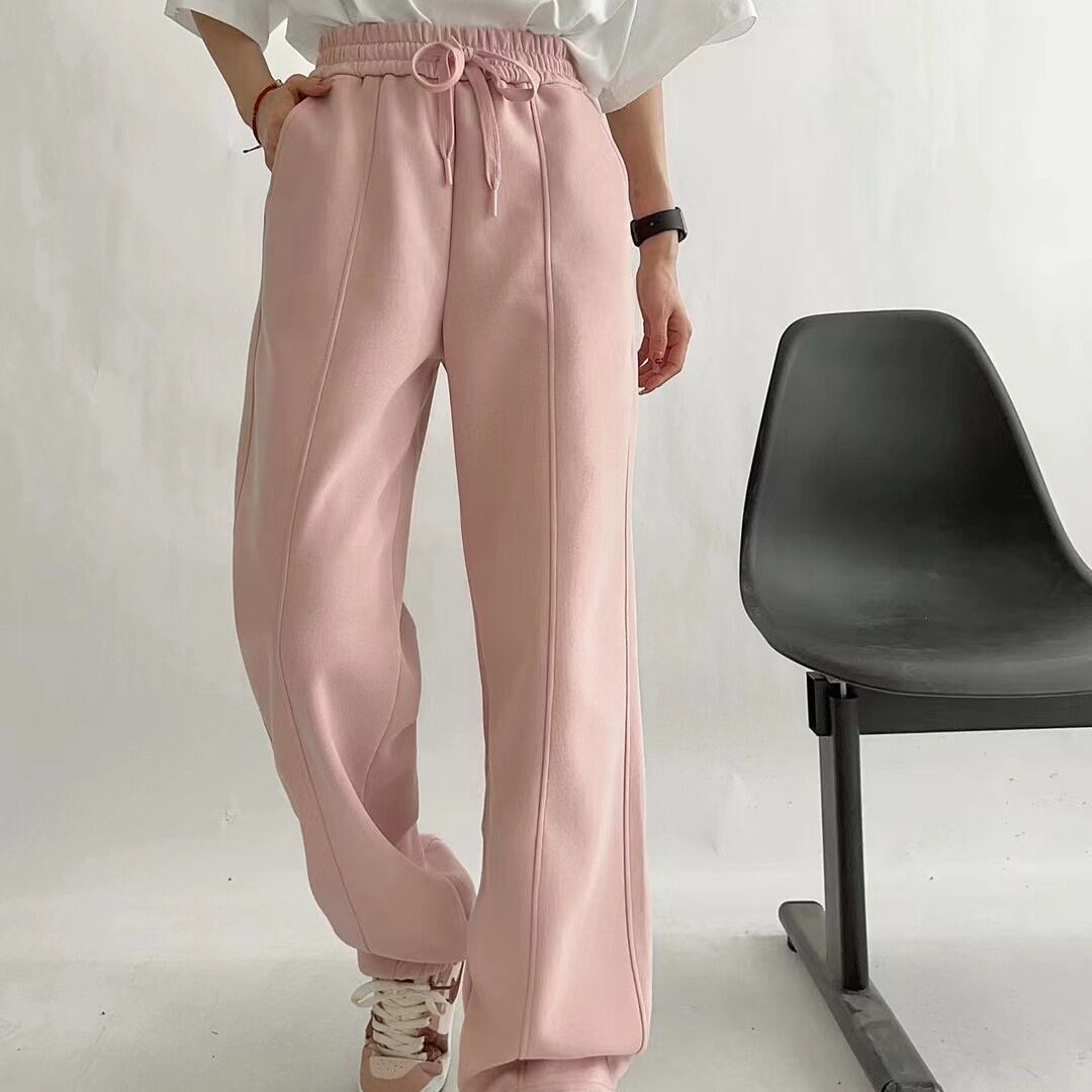 【bottoms】シンプル無地カジュアルパンツ Z6703