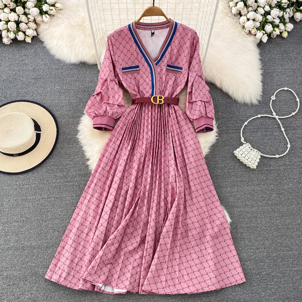 【Dress】高級感シャツワンピース W14105