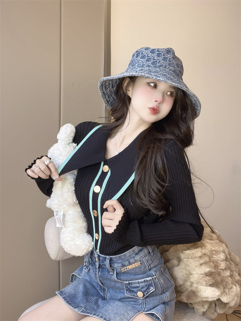 【Tops】シンプルニット W13600