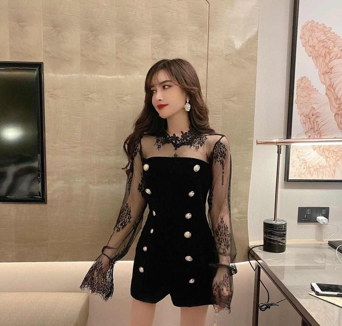 【Set】ブラウス+オールインワン セット Z7901