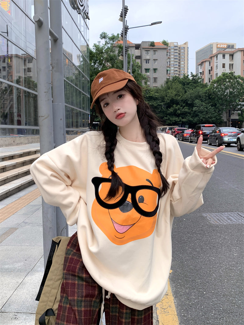 【Tops】春秋可愛いプルオーバー W14158