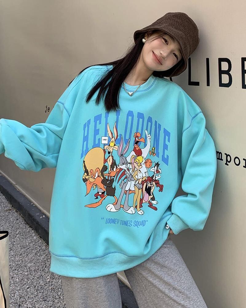 【tops】プリントスウェット W10544