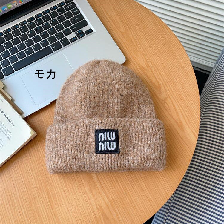【雑貨】人気ニット帽子8色展開 W14054