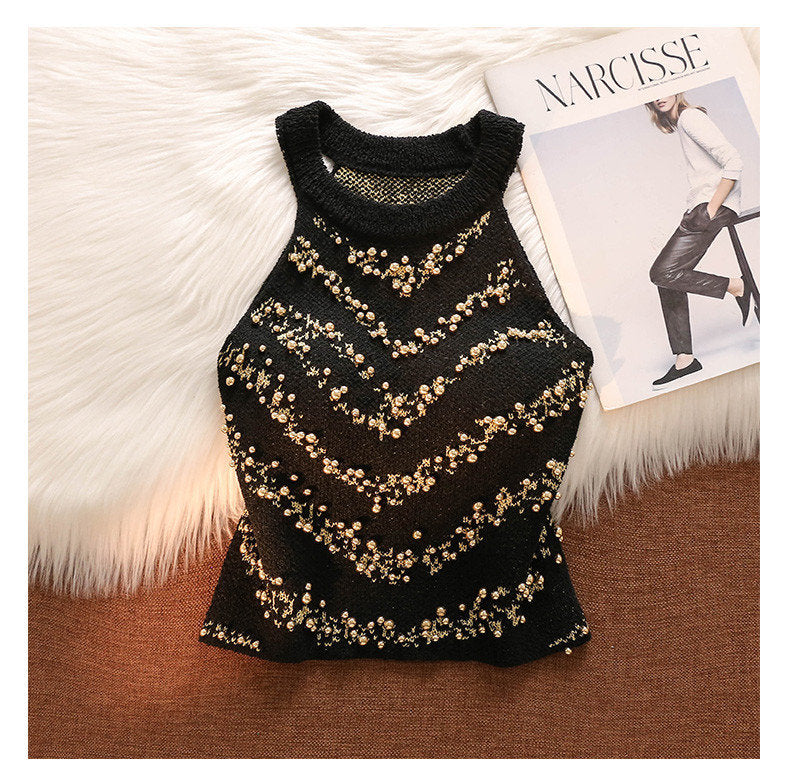 【Tops】2色展開タンクトップ W13742