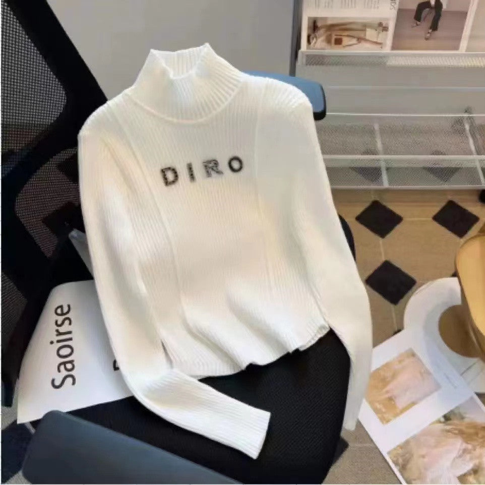 【Tops】ハイネックニット W13295