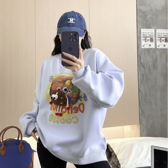 【tops】プリントスウェット Z6729