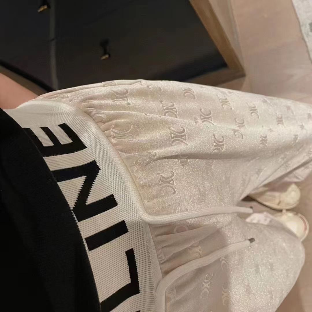 【Bottoms】切り替えデザインワイドパンツ W11072