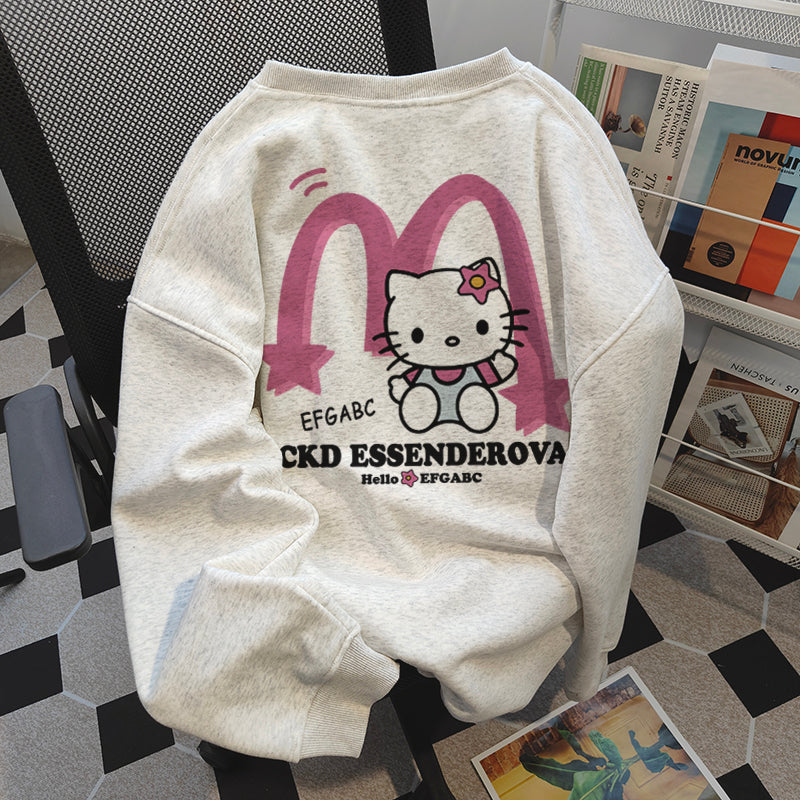 【Tops】キャラクタープリントプルオーバー W14028