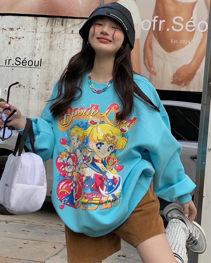 【tops】プリントプルオーバー T0107