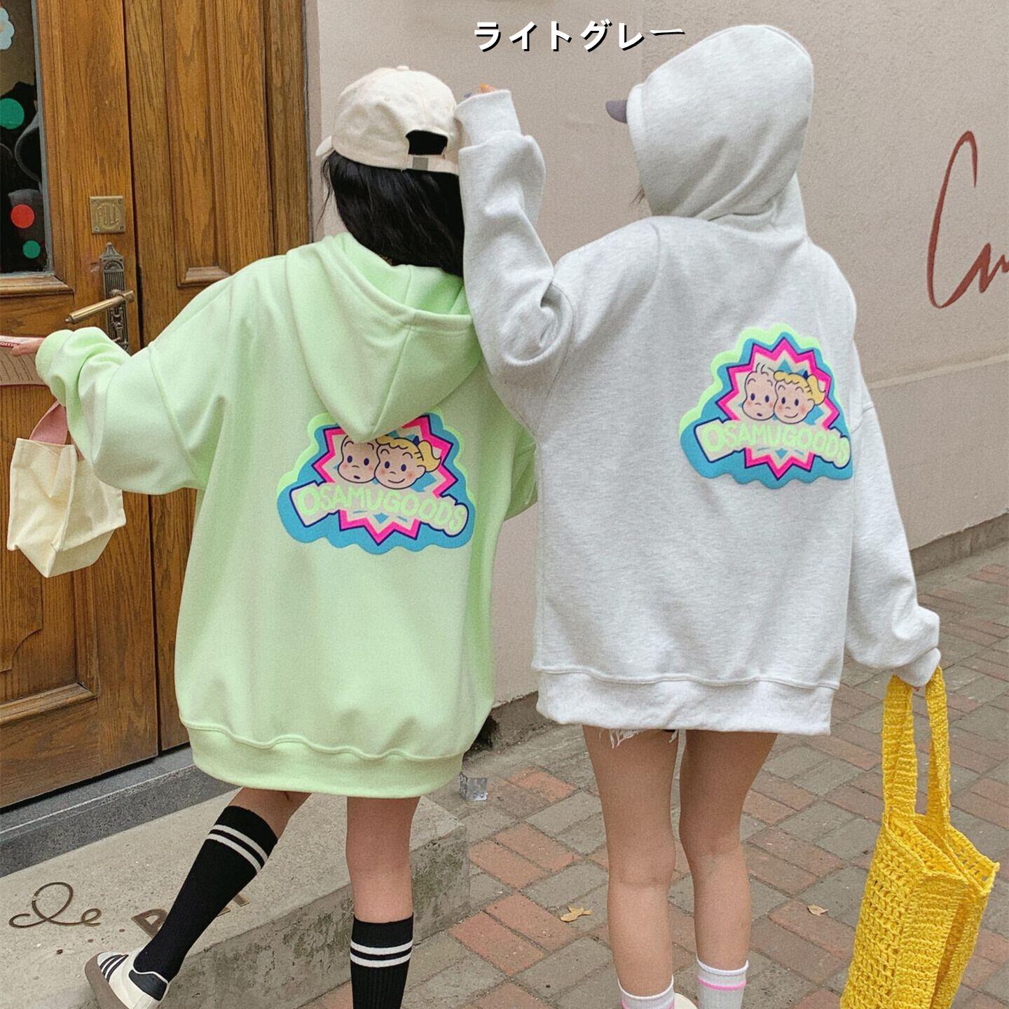【tops】プリントフーディー W10517