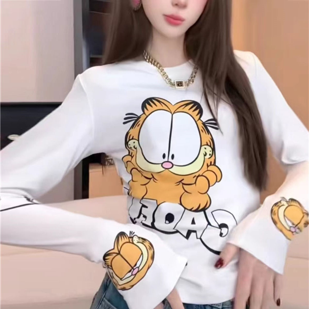 【Tops】キャラクターTシャツ Z8238