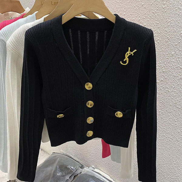 【Tops】高級感4色ニット W13133