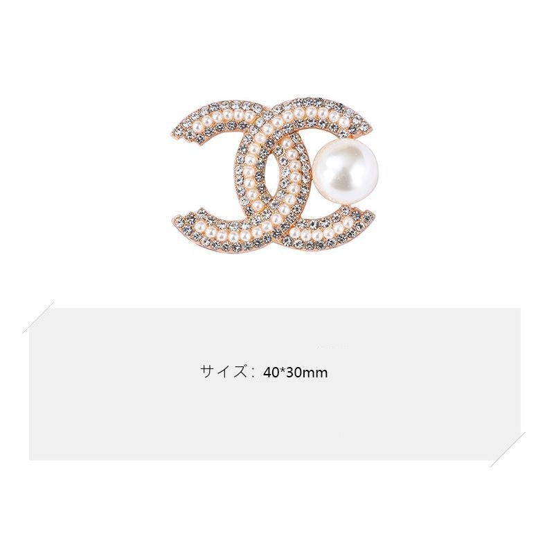 【雑貨】ビーズデザインブローチ T01497