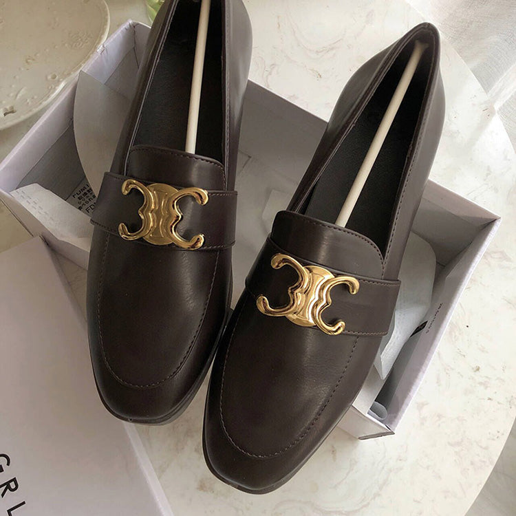 【Shoes】PUフラットシューズ W13351