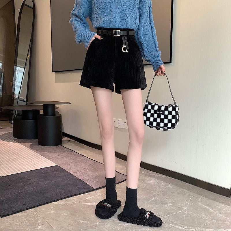 【Bottoms】ベルト付きショートパンツ Z7965
