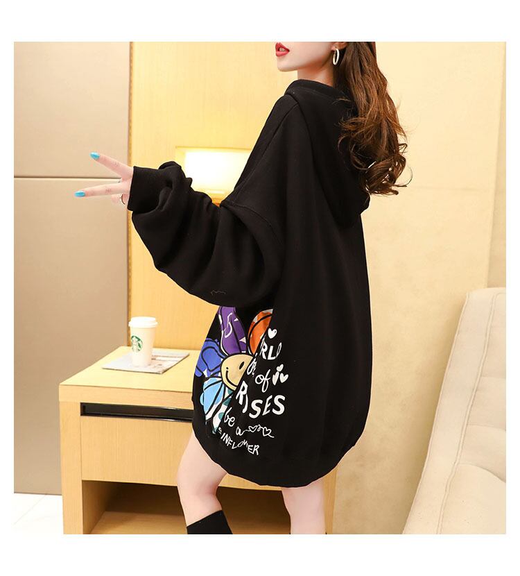 【tops】好感度UPカジュアルスウィートパーカー3色着心地よい