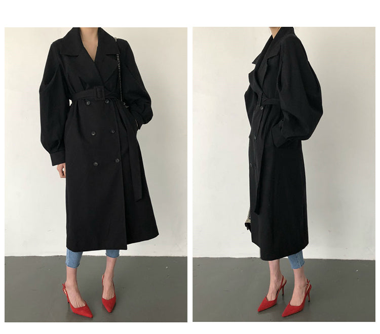 【Outer】フレンチロング丈トレンチコート W13545