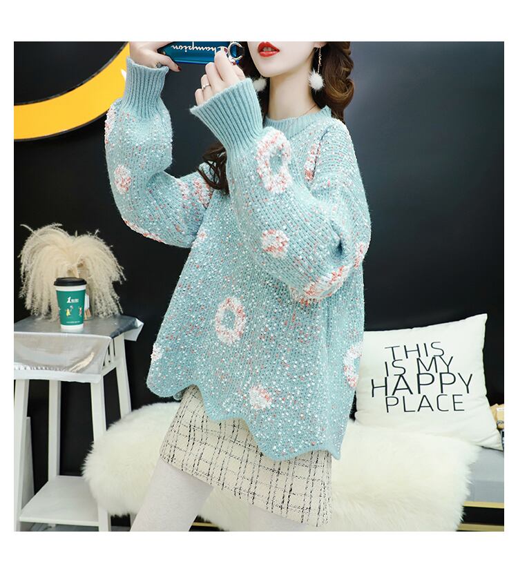 【tops】ファッションend清新!セーター3色付き合わせやすい