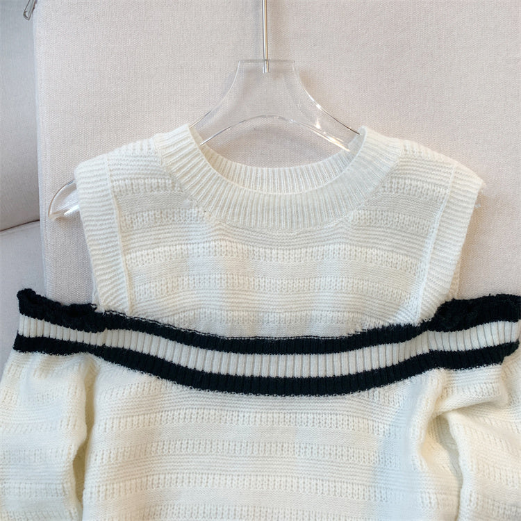 【Tops】肩見せニット W13968