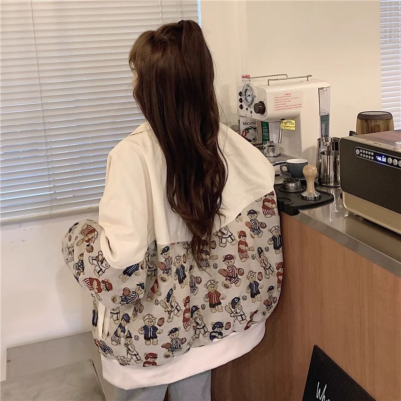 【Outer】可愛いスタジャンジャケット W13782