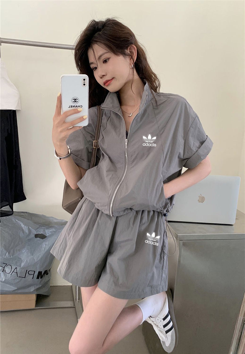 【Set】5色展開カジュアル2点セット  W12675