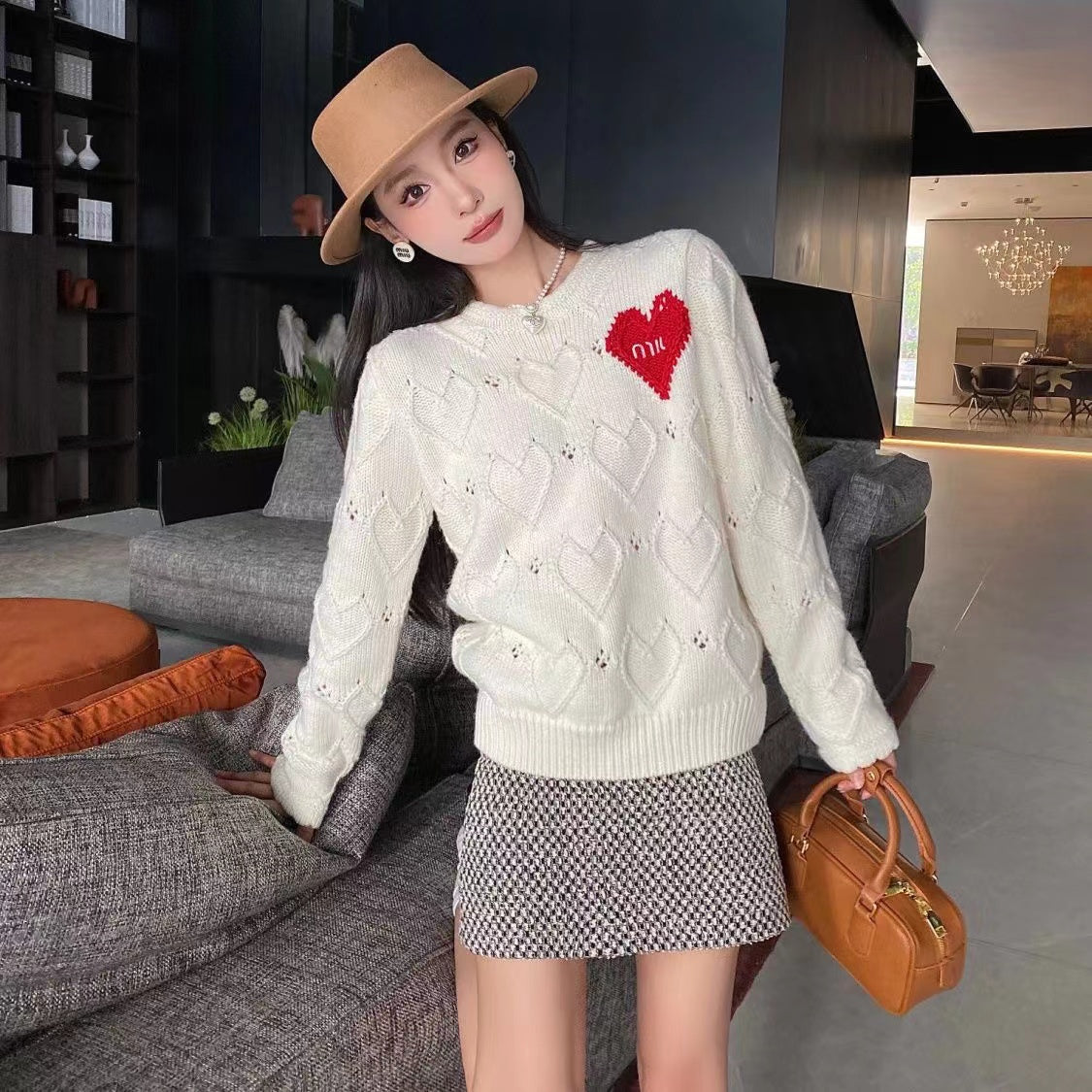 【tops】ハート♡セーター W13393
