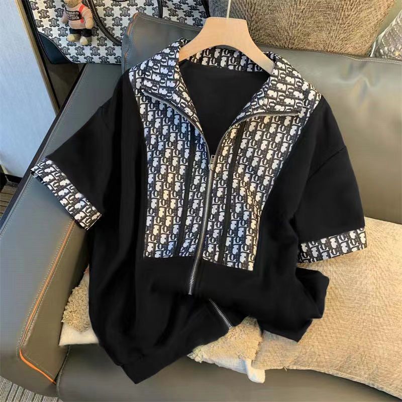 【Set】半袖パーカー + ショートパンツ2点セット T01568