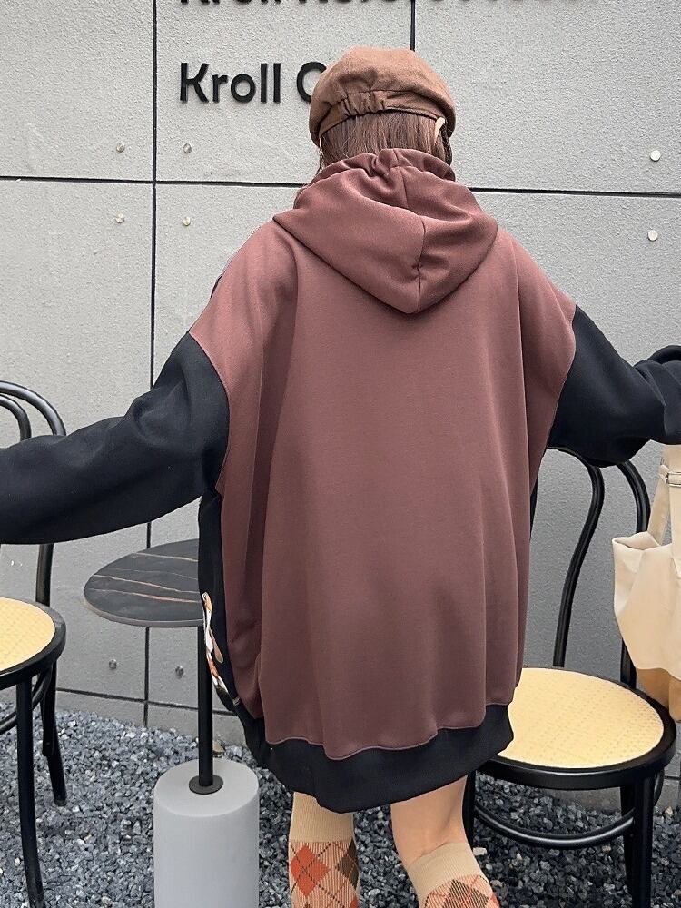 【tops】カートゥーンフーディーG19817