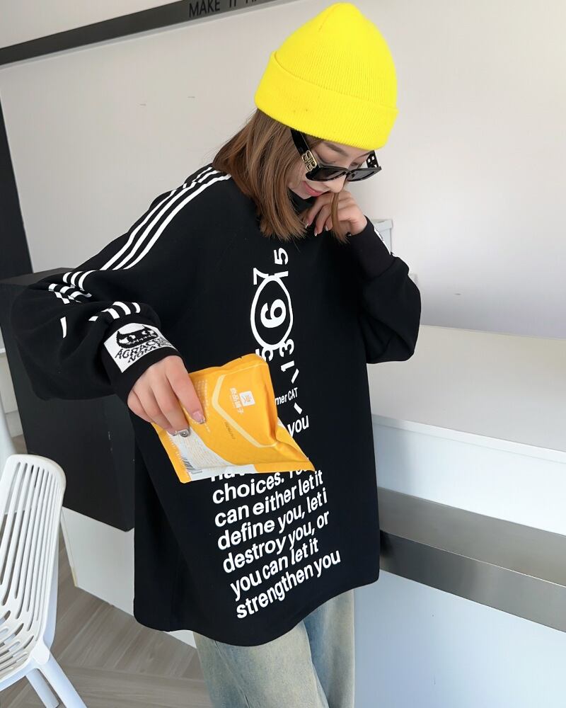 【tops】アルファベットスウェット W10491