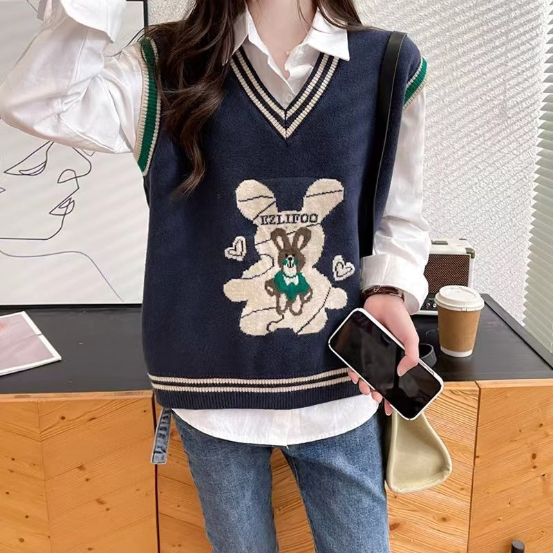 【Outer】着回しニットタンクトップ W7713