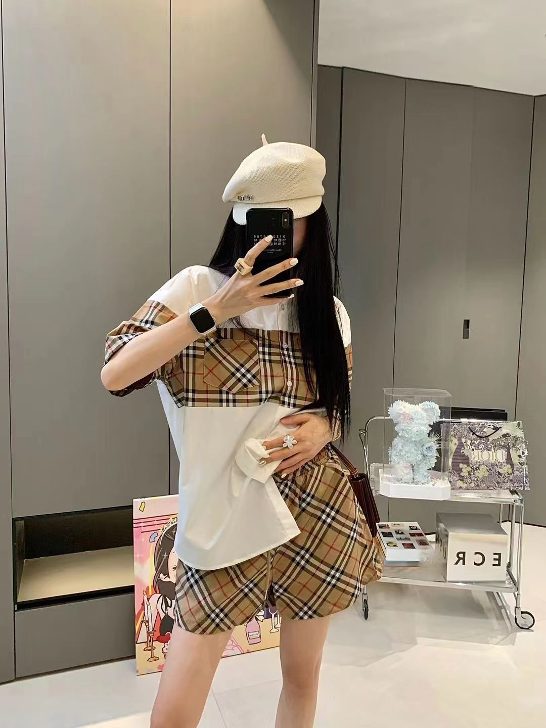 【Set】セットアップ シャツ + パンツ W12241