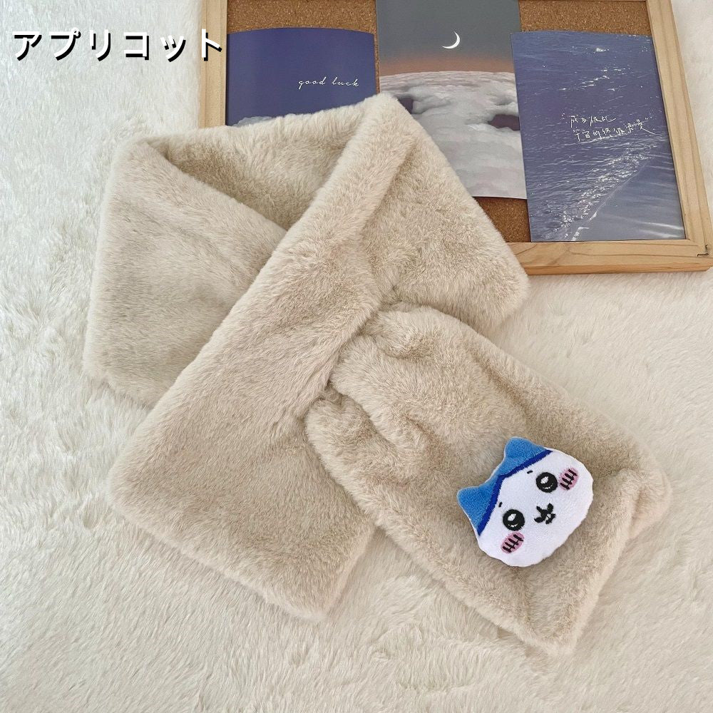 【雑貨】ファーマフラー W13949