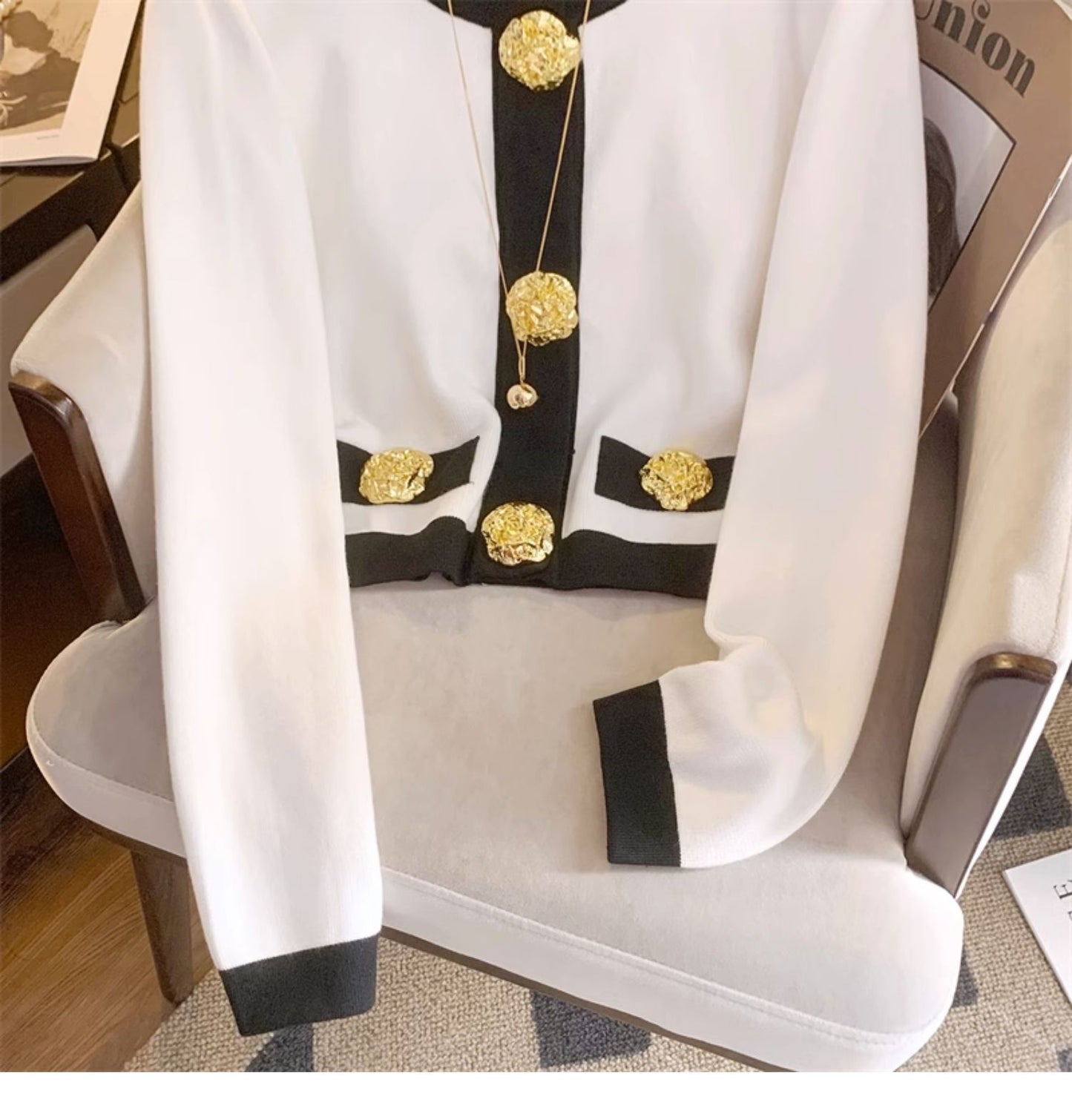 【Outer】高級感カーディカン W13455