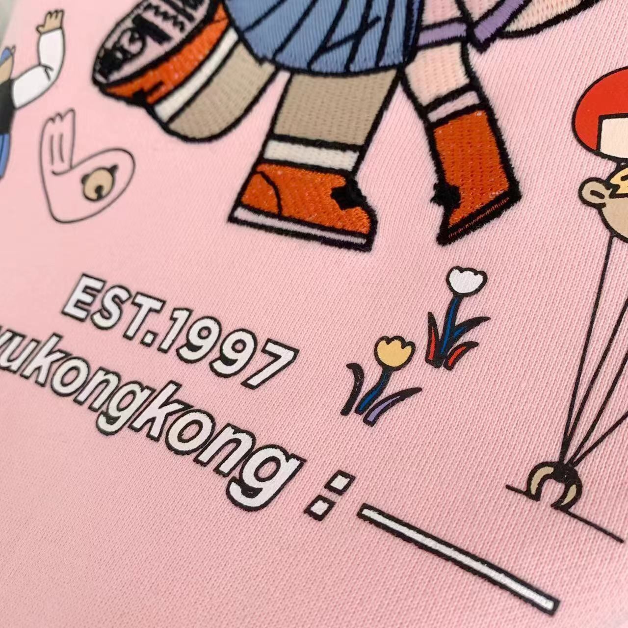 【tops】クマ柄スウェット M21404