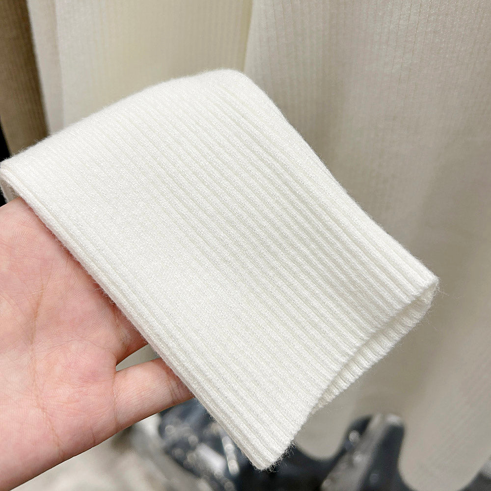 【Tops】透かし彫りニット W13145