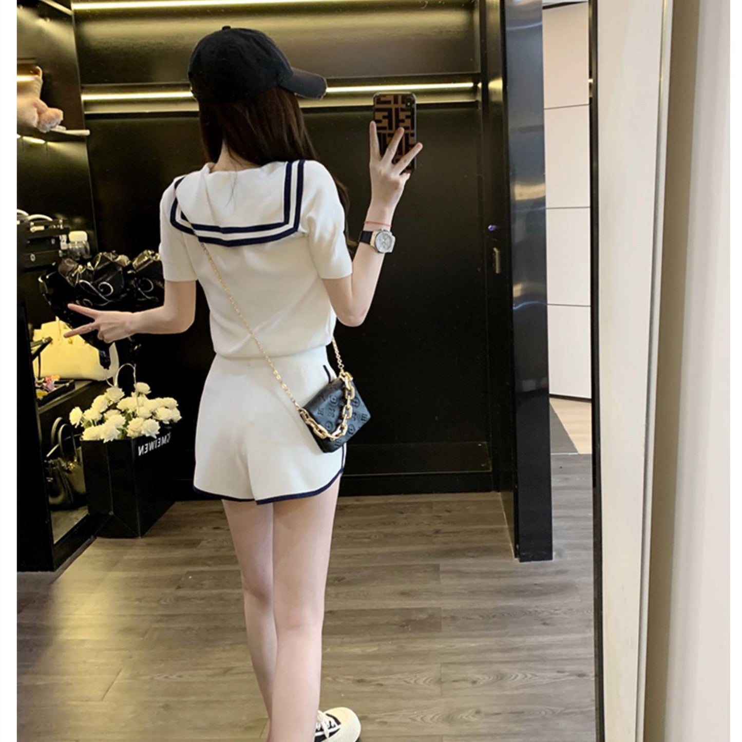 【Set】2点セット Tシャツ + パンツ W12262