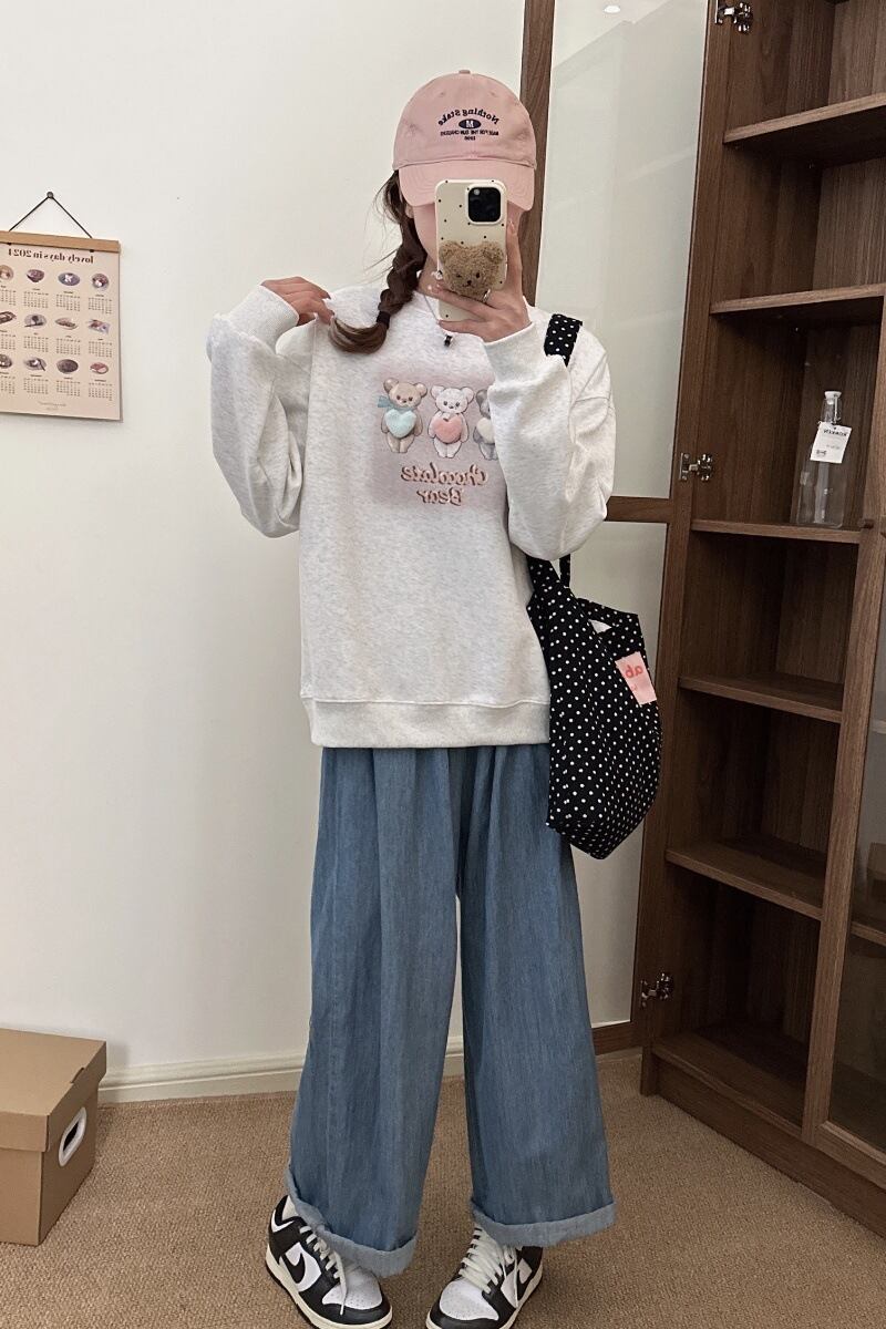 【tops】プリントスウェットG19773