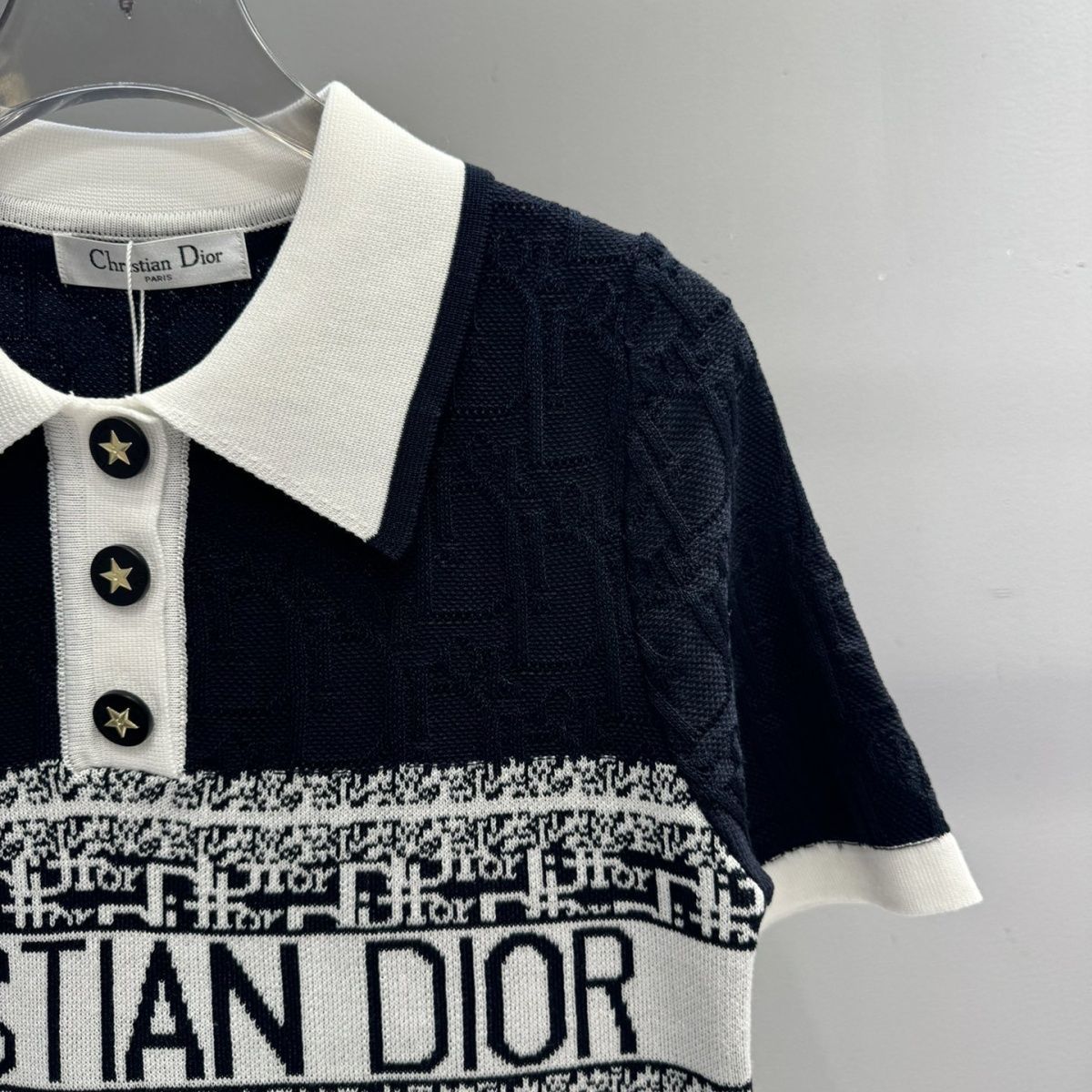 【Tops】POLOネックTシャツ T01443