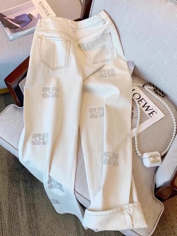 【Bottoms】カジュアルデニムパンツ W12726