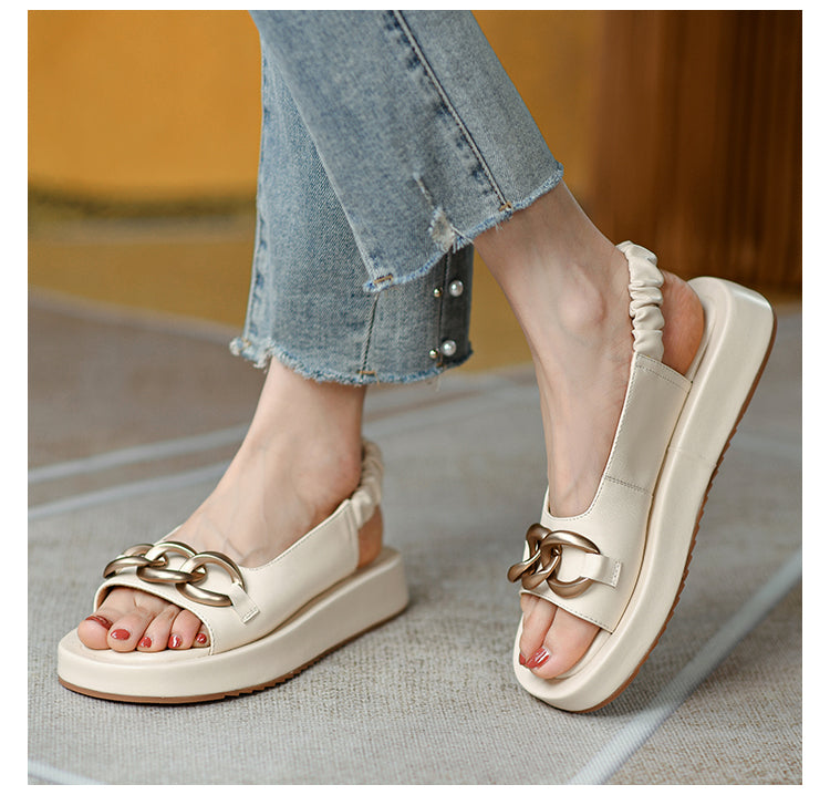 【Shoes】厚底サンダル W11966