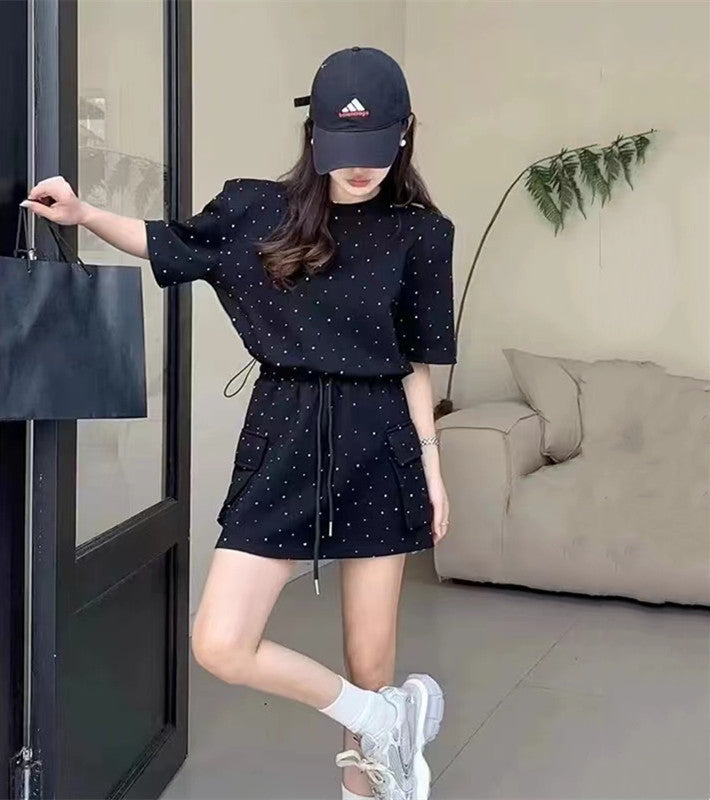 【set】Tシャツ+スカート2点セット    W13084