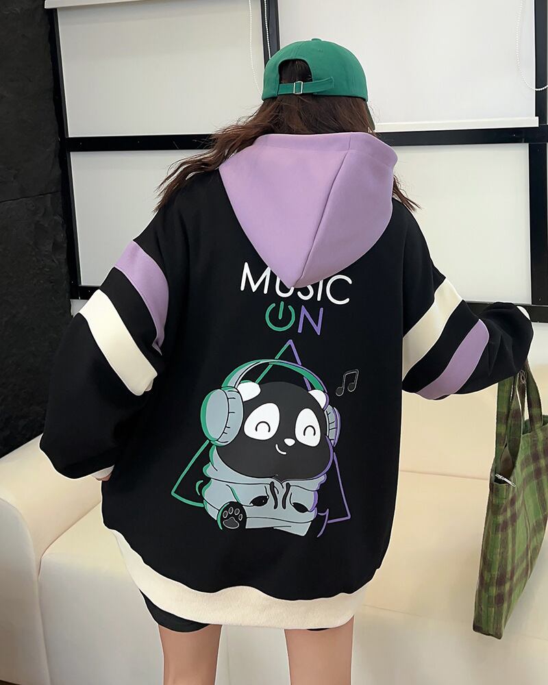 【tops】プリントフーディーG19784
