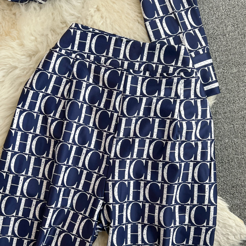 【Set】2点セット シャツ + パンツ W13671