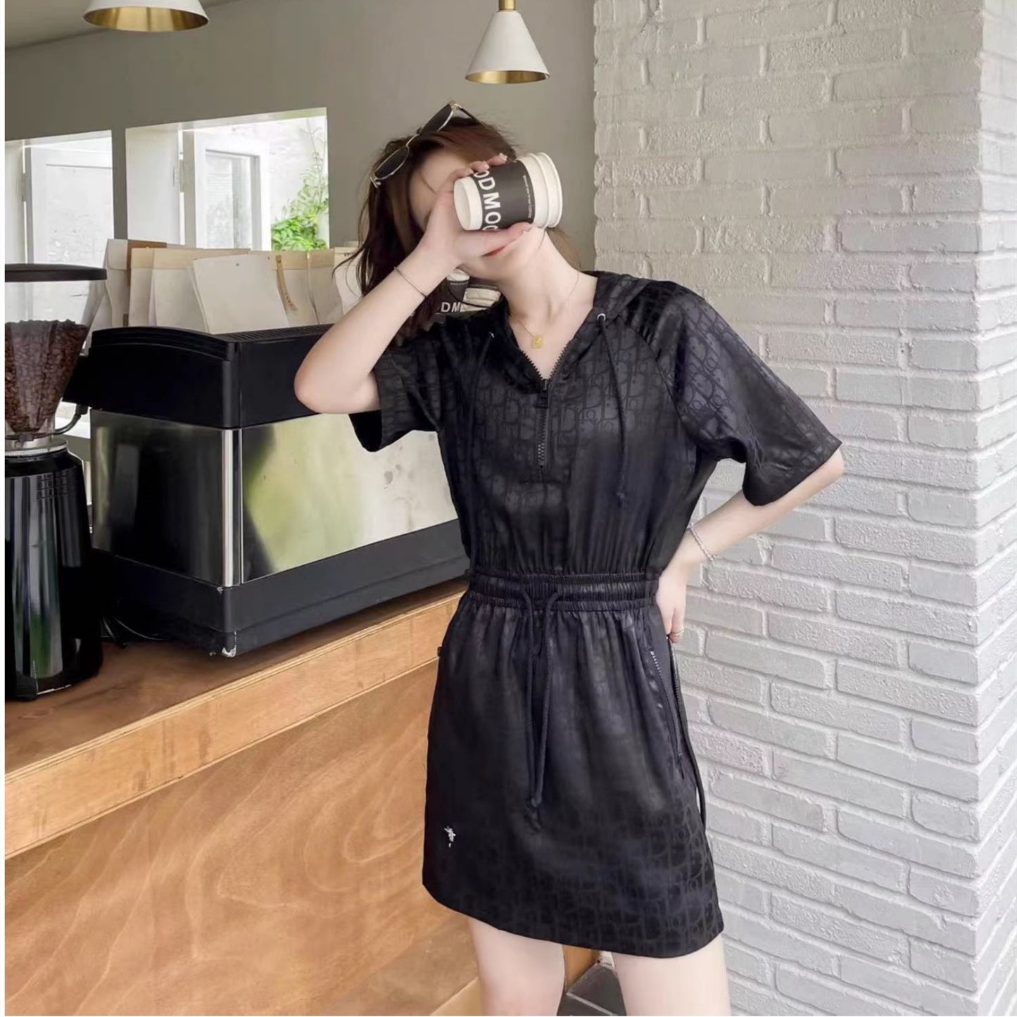 【Dress】プリントワンピース W12733