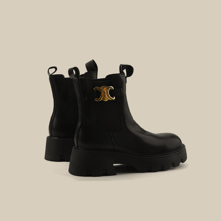 【Shoes】高級感エンジニアブーツ W14678